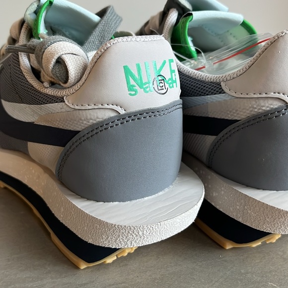 Nike x CLOT x sacai LDWaffle KOD2 Cool Grey Sneakers - Picture 10 of 12